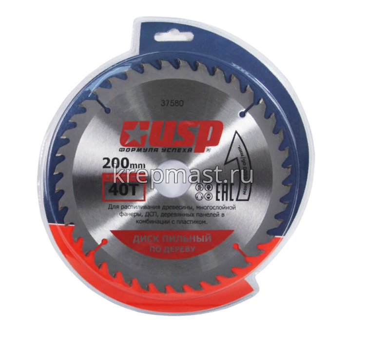 Диск пильный дерево 200х 40х32 USP