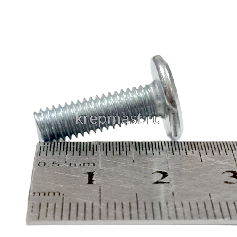 Винт стяжка 6х 20 DIN 7420 SW4 оц.