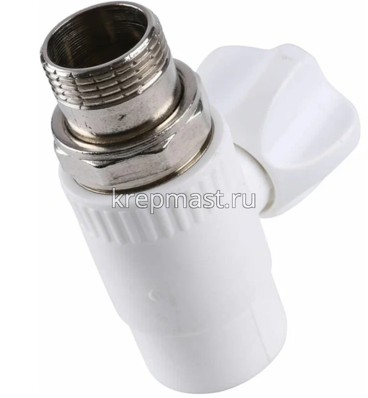 Кран шар D20-1/2 НР п/п прям. д/радиат.