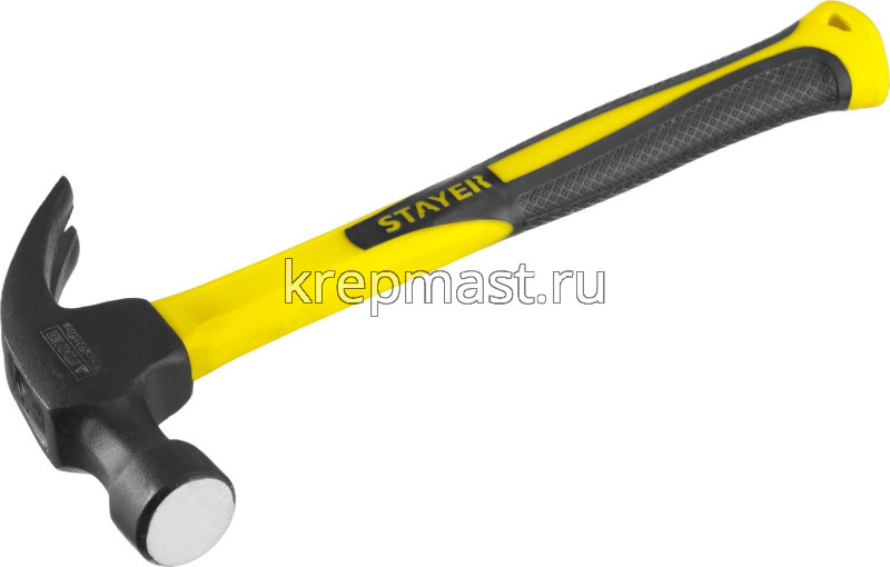 Молоток-гвоздодер STAYER 680гр, стеклопласт. ручка