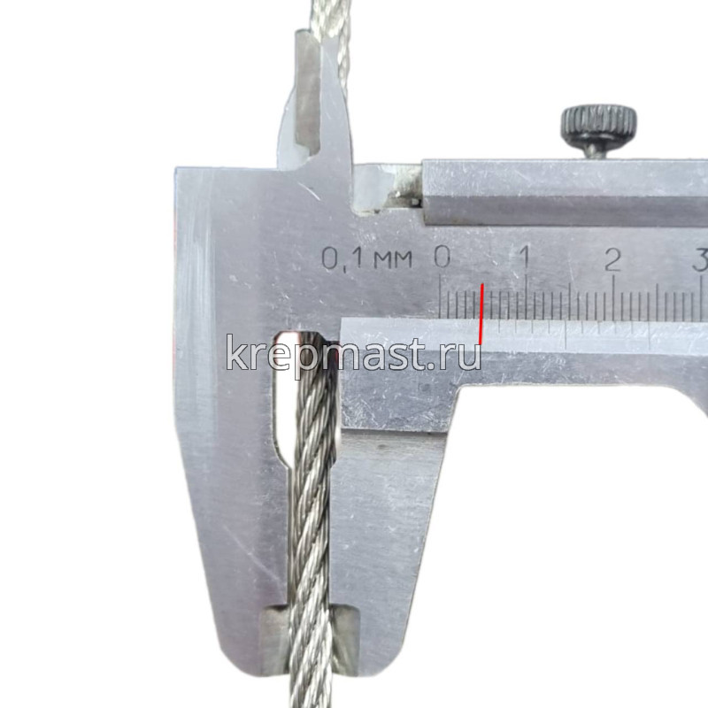 Трос нерж. А2 5 мм (по 100м) DIN 3055 6х7 (7х7)