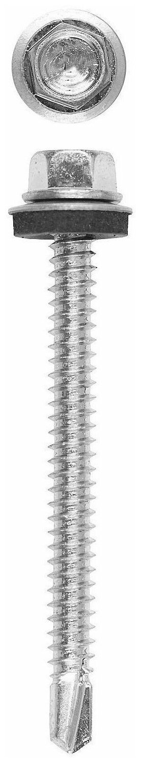 Саморез д/кровли 6,3/ 76 оцинк
