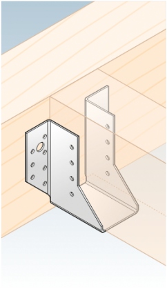 WB35 крепление балок 120х160х76х40х2мм