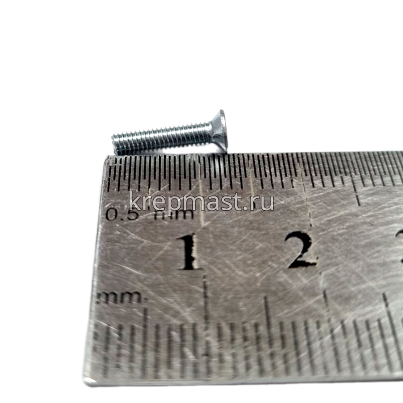 Винт потай 2,5х12 DIN 965