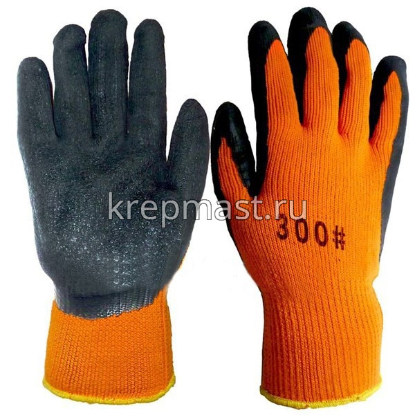 Перчатки акриловые НОЯБРЬ (-20) с п/п покрытием утепленные
