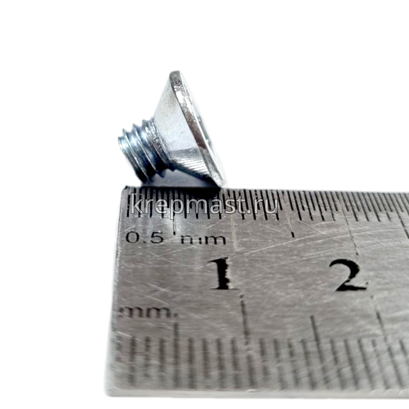 Винт с внут. шестиг. потай голов. 6х 8 кл.пр.8,8 DIN 7991