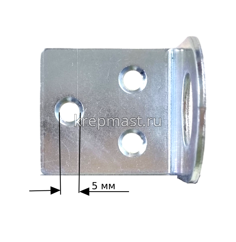 Проушина угловая 40х90мм цинк