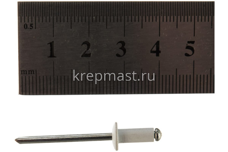 Заклёпка алюминий/сталь 4,0х10 RAL 9003