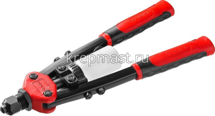 Заклепочник ЗУБР с длинными ручками 2,4/3,2/4,0/4,8мм