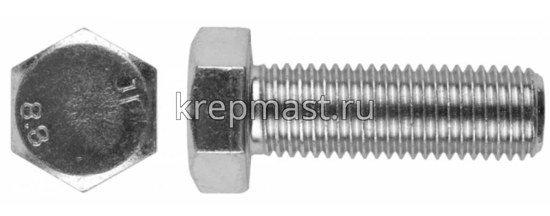 Болт 6-гр.гол.  5мм кл.пр. 8,8   (ключ  8мм) (шаг 1,0)