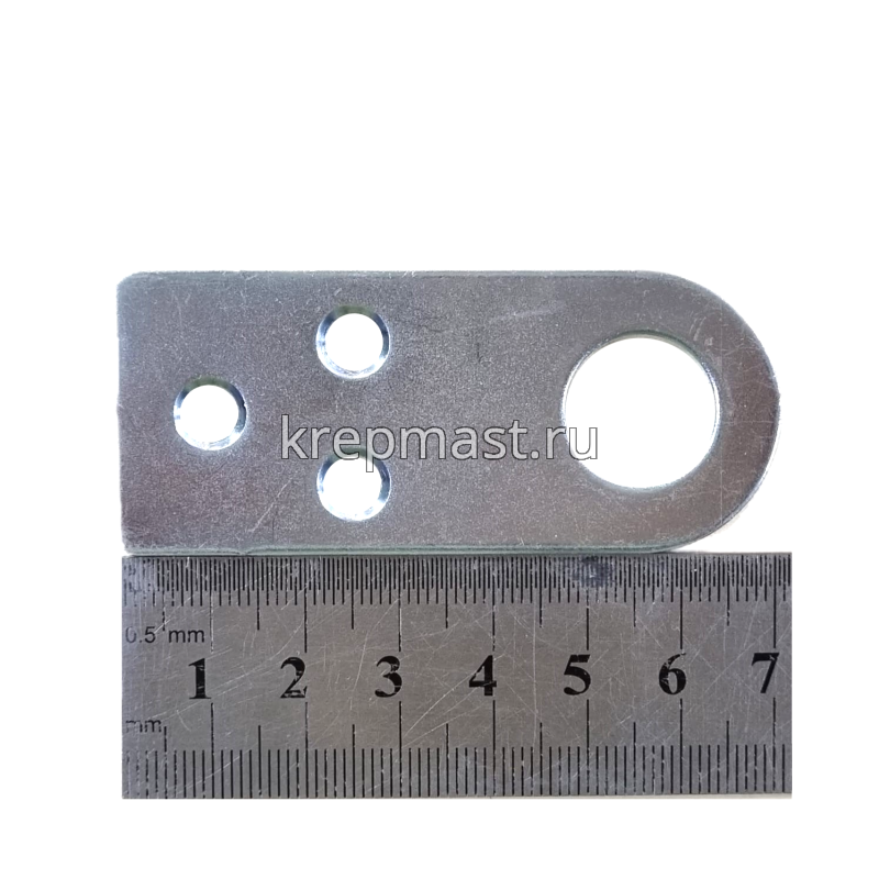 Проушина прямая 30х 70мм цинк