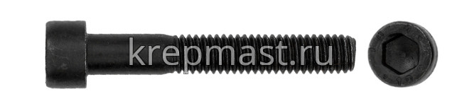 Винт с внутр.шестигранником 8 х120 черный кл.пр.12.9 н/р DIN 912