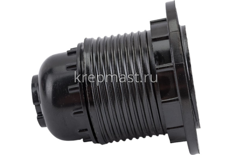 Патрон Е27 с приж.кольцом Н12РП-01 карболит.